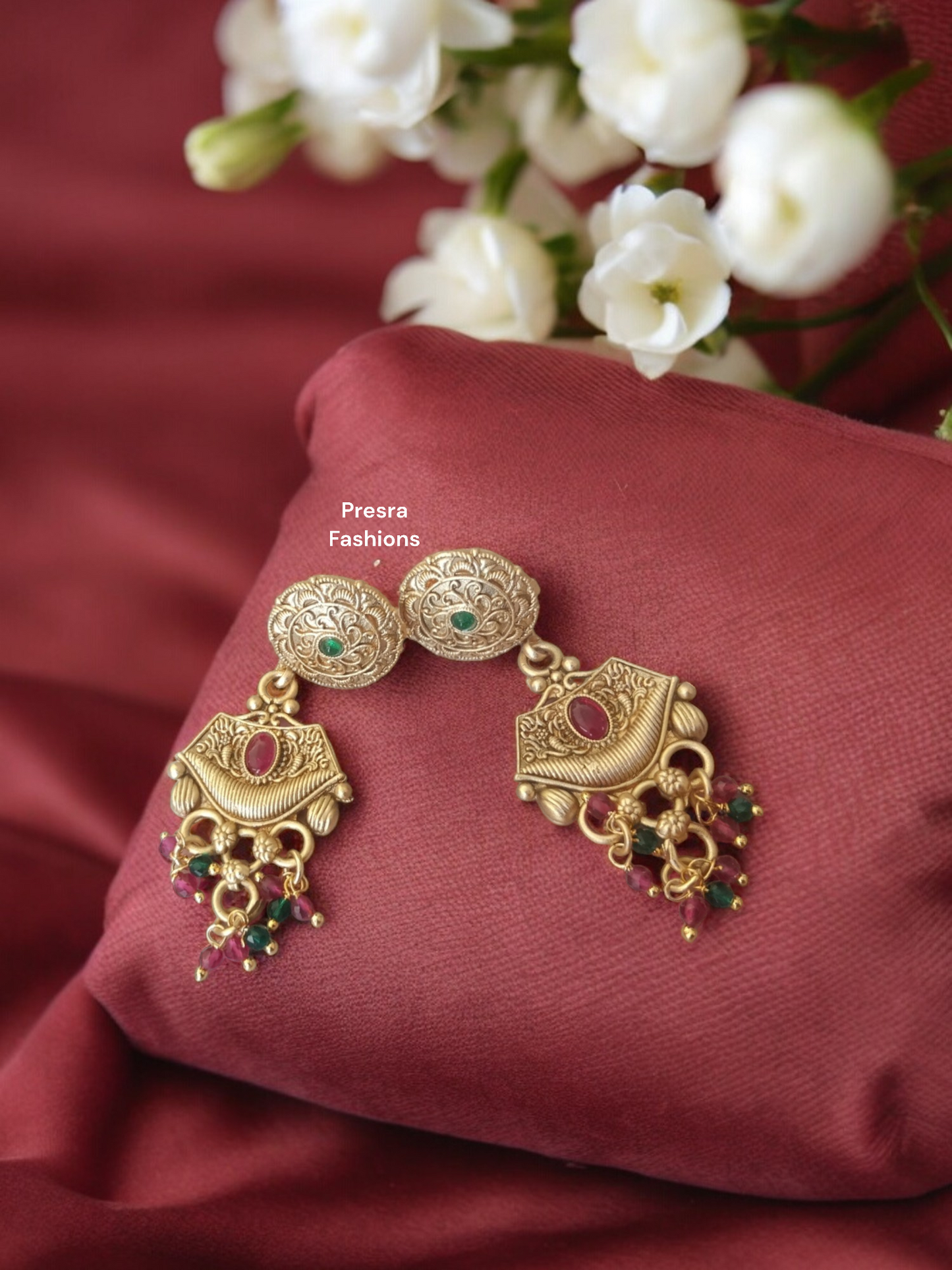 Rajwadi Choker Seti CH02- Presra Fashionss