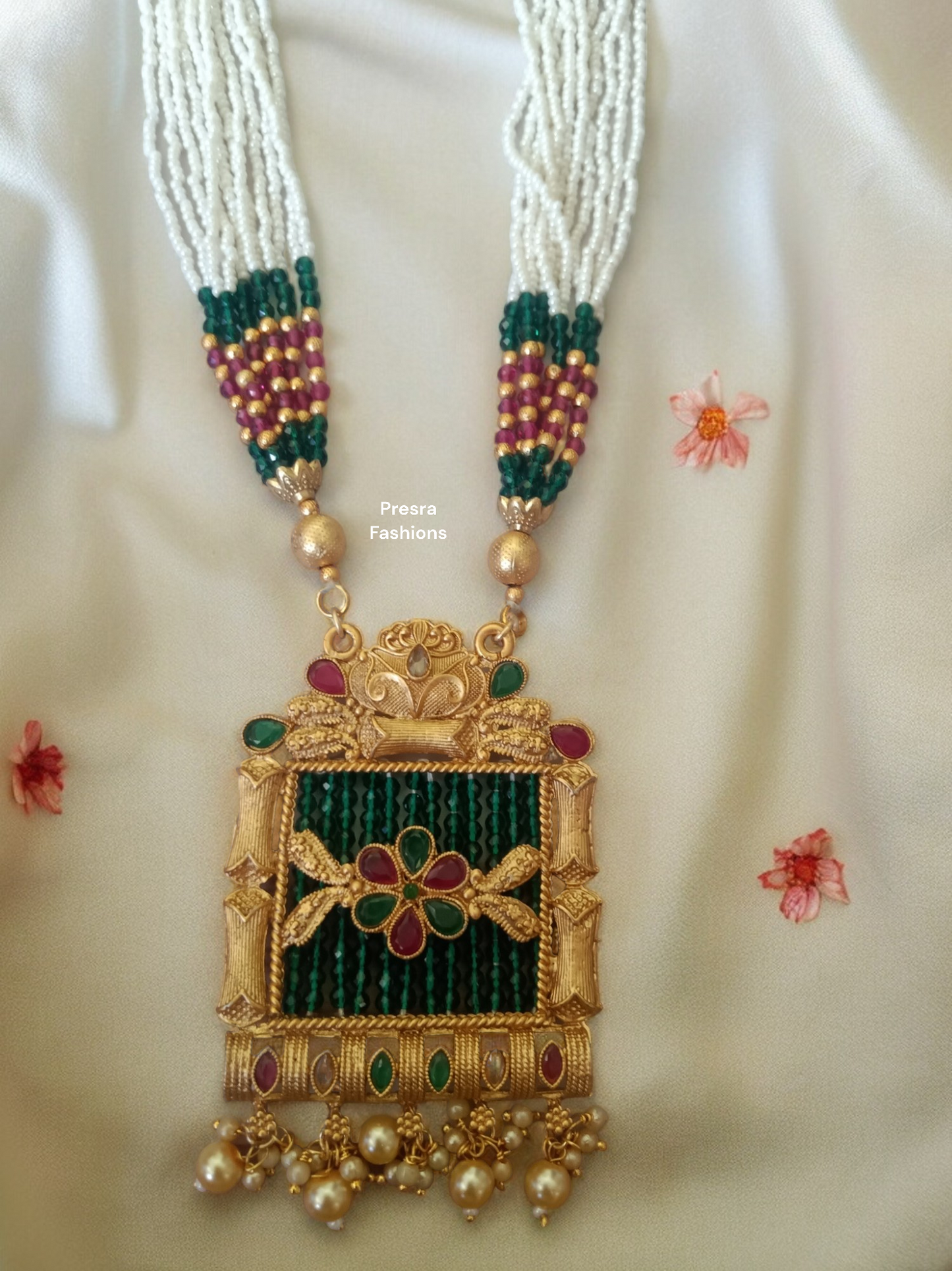 Traditional Rajwadi Moti Haram MH06- Presra Fashions