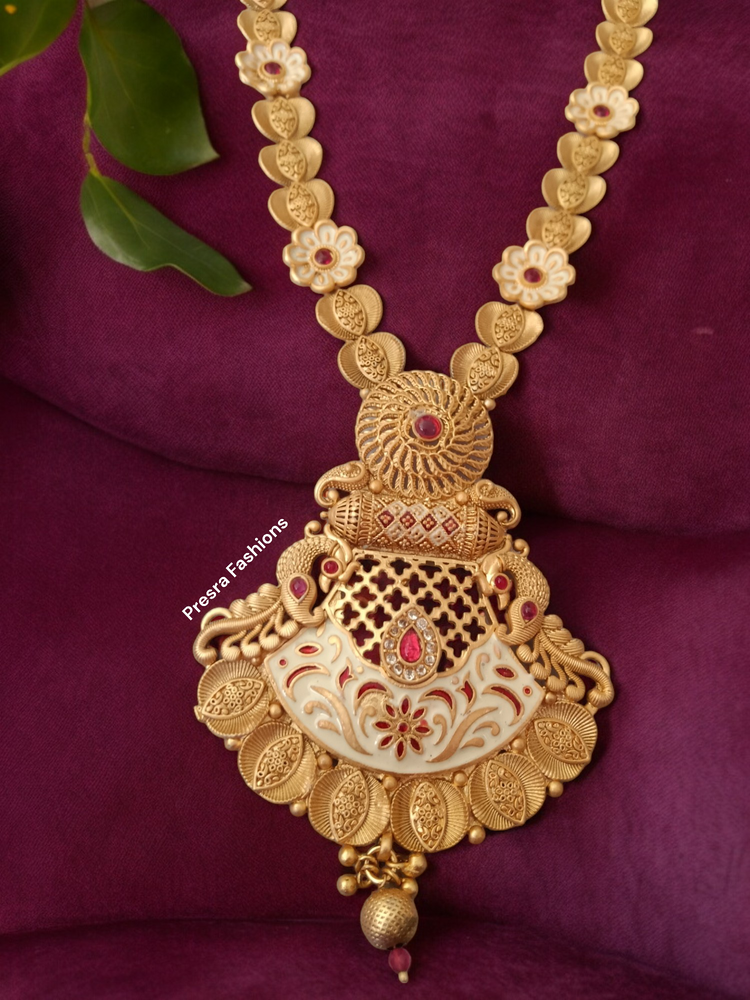 Rajwadi Necklace and Haaram