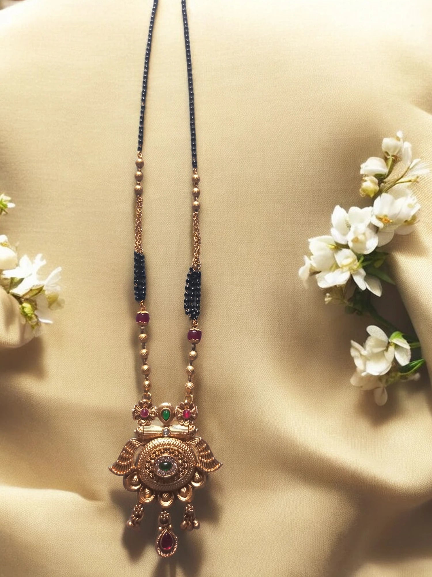  Rajwadi Mangalsutra with pendant 1-Presra Fashions