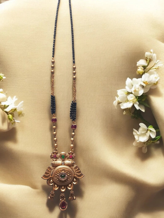  Rajwadi Mangalsutra with pendant 1-Presra Fashions