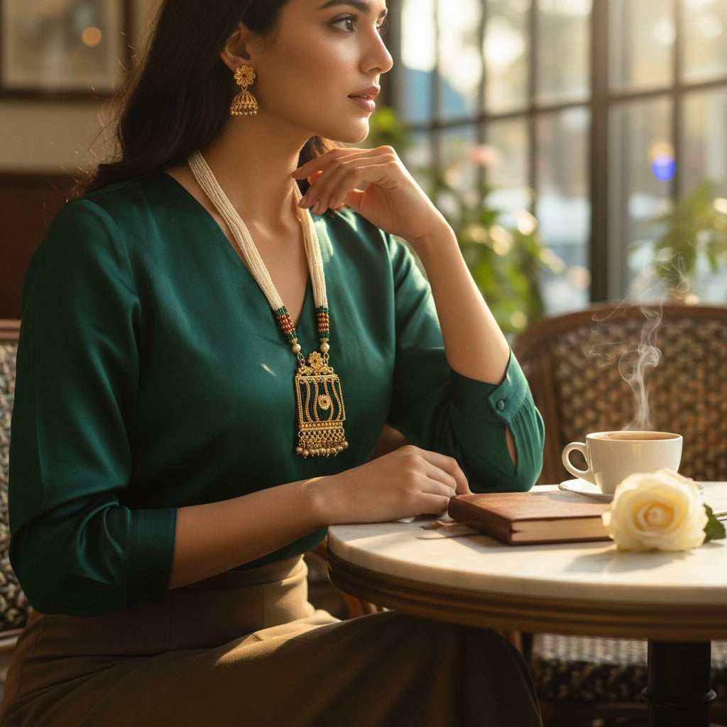 Traditional  Rajwadi Moti Haram MH06