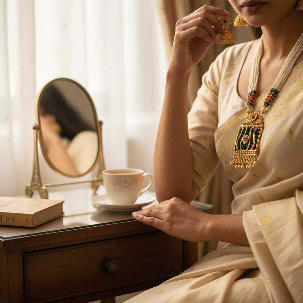 Traditional  Rajwadi Moti Haram MH06