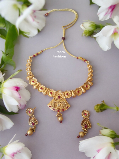 Rajwadi Necklace Set